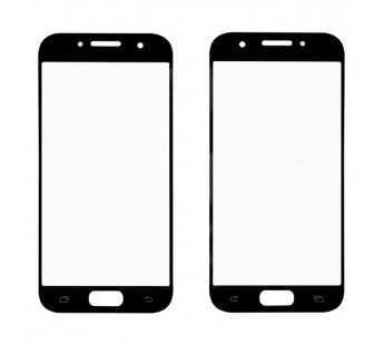 Стекло для переклейки Samsung A320F Galaxy A3 (2017) (черный)#349988