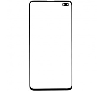 Стекло для переклейки Samsung G975F Galaxy S10 Plus (черный)#351002