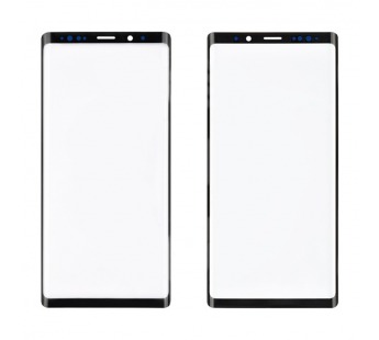 Стекло для переклейки Samsung N960F Galaxy Note 9 (черный)#351006