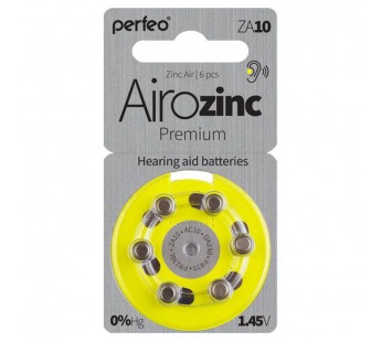 Элемент питания Perfeo ZA10 6BL (для слуховых аппаратов)#264546