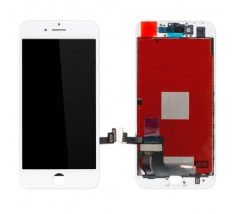 Дисплей для iPhone 8/SE 2020 + тачскрин белый с рамкой ориг#2167841