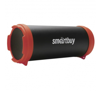 Портативная акустика Smartbuy TUBER MKII, черный/красный, Bluetooth, MP3-плеер, FM-радио (1/18)#1879784