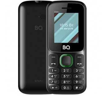Мобильный телефон BQM-1848 Step+ Черно-Зеленый#269398