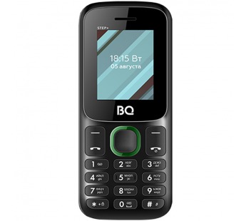 Мобильный телефон BQM-1848 Step+ Черно-Зеленый#269400