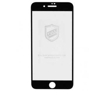 Защитное стекло "Тонкое" для iPhone 7/8/SE (2020) Черное (Полное покрытие 0,25мм)#660620