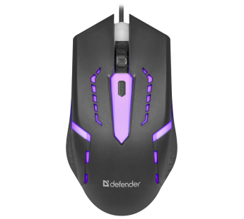 Оптическая мышь Defender Hit MB-601 (черный) 7 цветов#441524