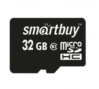 Карта памяти MicroSD 32GB Smart Buy Class 10 UHS-I без адаптера#2093704