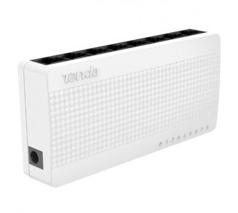 Неуправляемый коммутатор Tenda S108, 8 портов, до 100 Мбит/с. Внутренняя пропускная способность: 1.6 Гбит/сек. Размер таблицы MAC адресов: 1024 (1/100)#295886