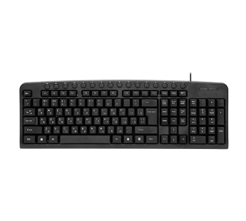 Клавиатура Defender Focus HB-470 RU, черный, USB, мультимедиа, проводная#278259
