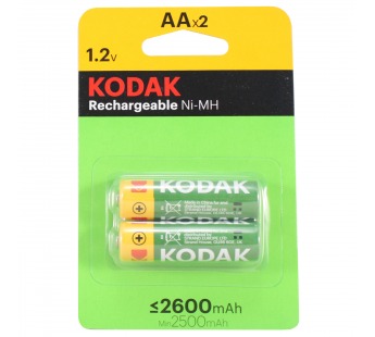 Аккумулятор KODAK HR6-2BL (2600 mAh) [KAAHR-2/2600mAh] (40/320/12800)#280233