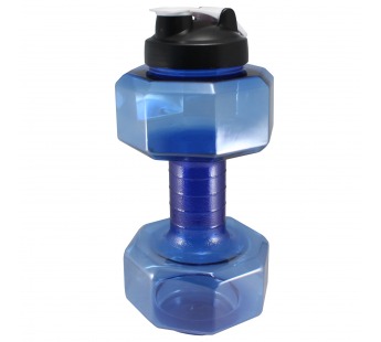 Бутылка для воды - BL-009 гантеля (blue) 2600 ml#282525