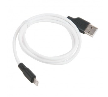 Кабель USB - Apple lightning Hoco X21 PLUS Apple черно-белый 2м#294598