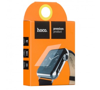Защитное стекло Hoco для Apple Watch 38mm, толщина 0.1мм, цвет черный#431423
