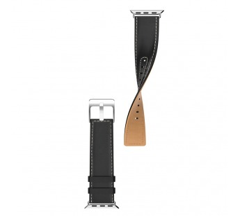 Ремешок Hoco WB04 для Apple Watch Series1/2/3/4/5 38/40мм, кожаный, черный#331850