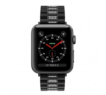 Ремешок Hoco WB08 для Apple Watch Series1/2/3/4/5 42/44/45/49 мм, стальной, черный#331842