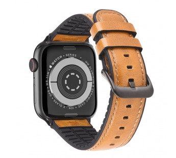Ремешок Hoco WB18 для Apple Watch Series1/2/3/4/5 38/40мм, кожаный, khaki#331864