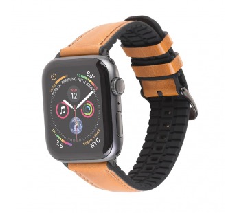 Ремешок Hoco WB18 для Apple Watch Series1/2/3/4/5 38/40мм, кожаный, khaki#331862