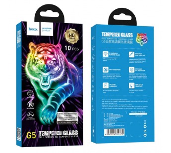 Защитное стекло Hoco G5 Iphone 7/8, полноразмерное, 3D, цвет черный#1699678