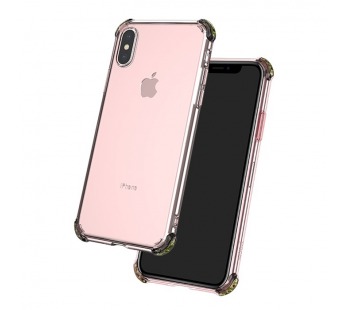 Чехол Hoco Ice Shield series для iPhoneXS Max противоударный, розовый#1291403