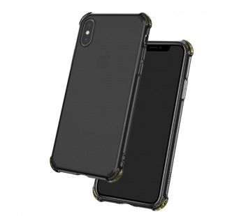 Чехол Hoco Ice Shield series для iPhoneXS Max противоударный, черный#1291405