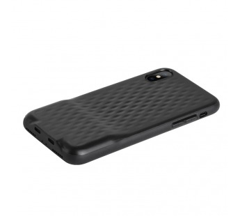 Чехол-разветвитель Hoco LS10 для Iphone X (наушники lightning+зарядка) черный#1648399