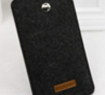 Чехол-карман wuw-p30, универсальный 5.5", войлочный, серый#1816075