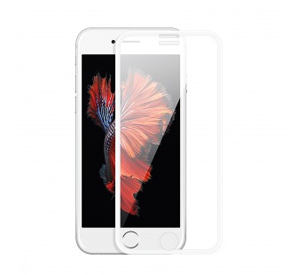 Защитное стекло Hoco A11 iPhone 6 Plus/6S Plus/7 Plus/8 Plus, 3D, усиленные края, цвет белый#1699663