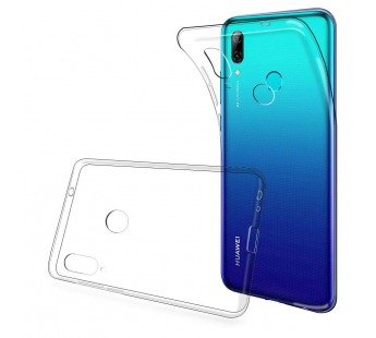 Чехол силиконовый плотный Huawei Y7 2019 прозрачный#1354980