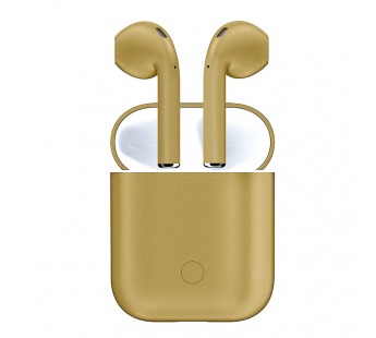 Наушники Bluetooth Original series Hoco ES28, в кейсе для зарядки, сенсорные, цвет золотой#334296