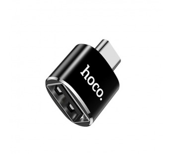 Адаптер Hoco UA5, (Type-C-USB) черный#1648371