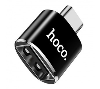 Адаптер Hoco UA5, (Type-C-USB) черный#2111837