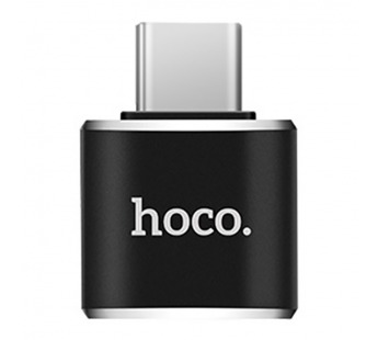 Адаптер Hoco UA5, (Type-C-USB) черный#2111838