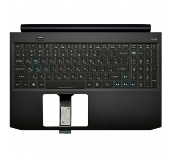 Клавиатура Acer Predator PT315-51 топ-панель черная с подсветкой#1930263