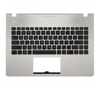 Клавиатура ASUS N46JV (RU) топ-панель серебро#2140043