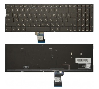 Клавиатура ASUS ZenBook Flip UX560UX черная с подсветкой#1847562
