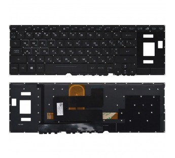 Клавиатура Asus ROG Zephyrus S GX501GI черная с подсветкой#1848428