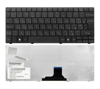 Клавиатура PACKARD BELL Dot M (RU) черная#1834450