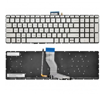 Клавиатура HP Pavilion 17-g (RU) серебро с подсветкой#1846065