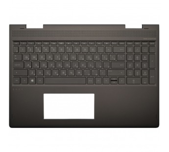 Клавиатура HP Envy x360 15-bq (RU) черная топ-панель#1853123