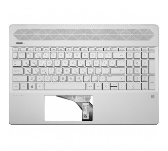 Клавиатура HP Pavilion 15-cw топ-панель серебро#1855126