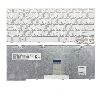 Клавиатура LENOVO IdeaPad U165 (RU) белая#1932410