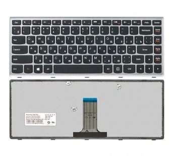 Клавиатура LENOVO IdeaPad G400s (RU) серая#1928981