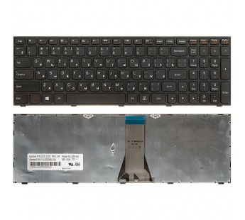 Клавиатура Lenovo IdeaPad 300-15IBR черная#1924556