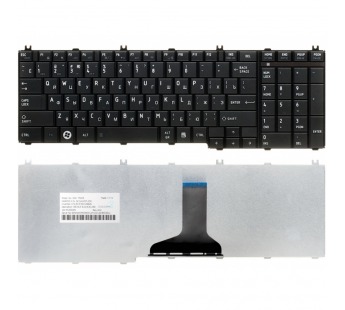 Клавиатура TOSHIBA Satellite C655 (RU) черная#1842873