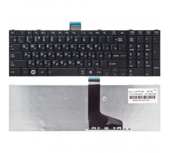 Клавиатура TOSHIBA Satellite L855 (RU) черная V.2#1843128