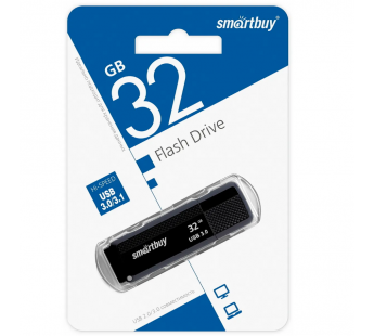 Флеш-накопитель USB 3.0 32Gb Smart Buy Dock (Black)#1721261