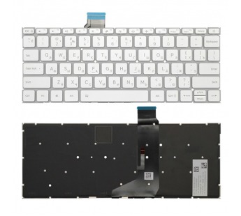 Клавиатура для ноутбука Xiaomi Mi Notebook Air 12.5" (RU) серебро с подсветкой#1890545