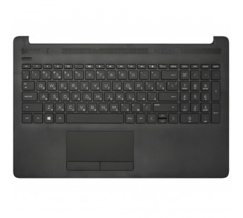 Клавиатура HP 15-da черная топ-панель V.1 (текстурная)#1853442