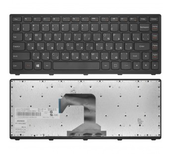 Клавиатура 25208605 для Lenovo черная с рамкой#1843440