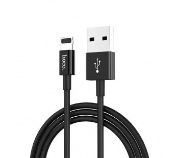 Кабель USB Hoco X23 Apple черный 1м#1700975
